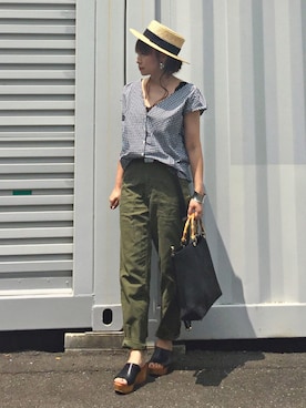 𝑠𝑢𝑧𝑢さん（レディース・158cm）の夏コーディネート