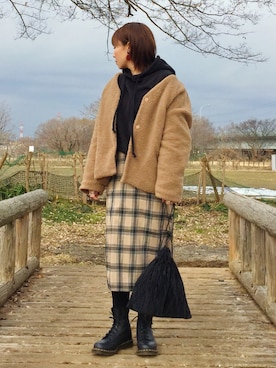 𝑠𝑢𝑧𝑢さん(レディース・158cm)の冬コーディネート