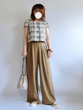 𝑠𝑢𝑧𝑢さん（レディース・158cm）の夏コーディネート