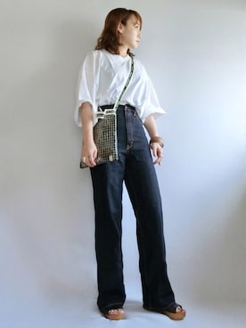 𝑠𝑢𝑧𝑢さん（レディース・158cm）の夏コーディネート