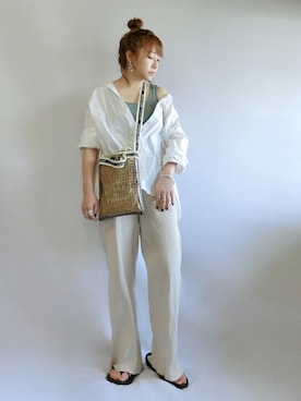 𝑠𝑢𝑧𝑢さん（レディース・158cm）の夏コーディネート