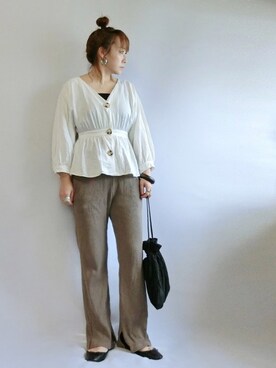 𝑠𝑢𝑧𝑢さん(レディース・158cm)の秋コーディネート