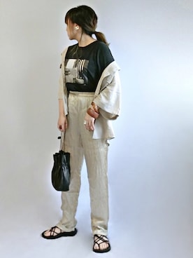 𝑠𝑢𝑧𝑢さん（レディース・157cm）の夏コーディネート