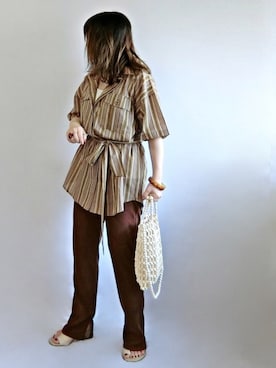 𝑠𝑢𝑧𝑢さん（レディース・158cm）の夏コーディネート