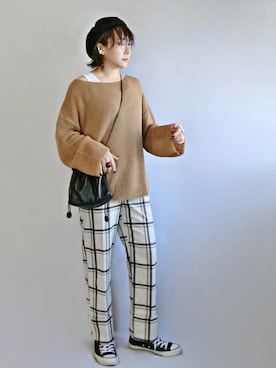 𝑠𝑢𝑧𝑢さん（レディース・158cm）の秋コーディネート