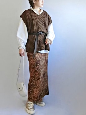 𝑠𝑢𝑧𝑢さん（レディース・158cm）の秋コーディネート