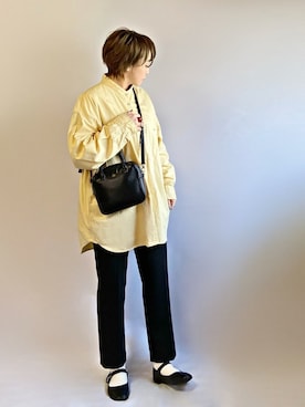 「カンフーシューズ」｜𝑠𝑢𝑧𝑢さん（レディース・158cm）の春コーディネート