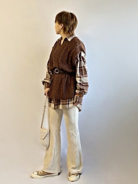 𝑠𝑢𝑧𝑢さん（レディース・158cm）の冬コーディネート