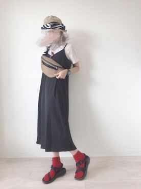 「シサム工房（シサムコウボウ）のアイテム」を使った、ｃｈｉｉさん（レディース・153cm）の夏コーディネート