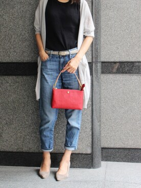 「AmiAmi（アミアミ）の【雑誌steady.5月号掲載商品】走れる7cmヒールパンプス/生地巻きヒール/春夏Ver.（パンプス）」を使った、ikuさん（レディース・160cm）の夏コーディネート