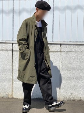 「NEAT（ニート）のアイテム（オールインワン・サロペット）」を使った、ゆうさん（メンズ・170cm）の春コーディネート