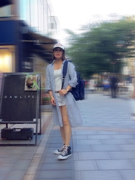 「ITADAKI（イタダキ）のアイテム」を使った、chieさん（レディース・147cm）の夏コーディネート