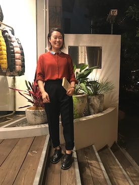 「tinsels（ティンセルス）のアイテム」を使った、chieさん（レディース・147cm）の夏コーディネート