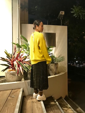 「Hoochie Coochie（フーチークーチー）のアイテム」を使った、chieさん（レディース・147cm）の秋コーディネート