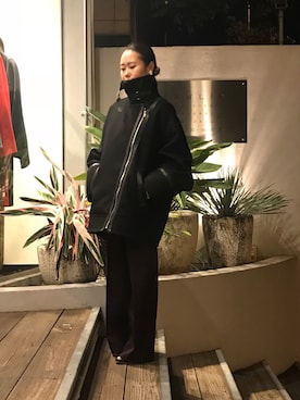 「Rawtus（ロータス）のアイテム（パンツ）」を使った、chieさん（レディース・147cm）の秋コーディネート