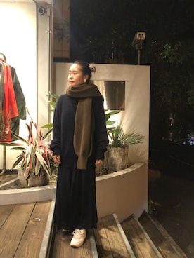 「SUZiE WiNKLE（スージー ウィンクル）のアイテム」を使った、chieさん（レディース・147cm）の秋コーディネート