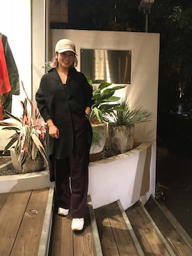 「Rawtus（ロータス）のアイテム（パンツ）」を使った、chieさん（レディース・147cm）の秋コーディネート