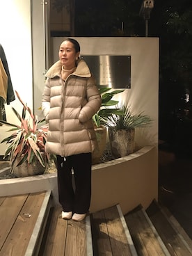 「Rawtus（ロータス）のアイテム（パンツ）」を使った、chieさん（レディース・147cm）の秋コーディネート