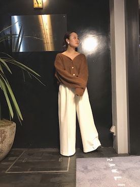 「Rawtus（ロータス）のアイテム（パンツ）」を使った、chieさん（レディース・147cm）の秋コーディネート