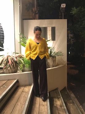 「Rawtus（ロータス）のアイテム（パンツ）」を使った、chieさん（レディース・147cm）の秋コーディネート