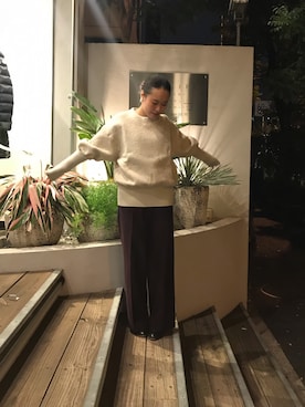 「Rawtus（ロータス）のアイテム（パンツ）」を使った、chieさん（レディース・147cm）の秋コーディネート