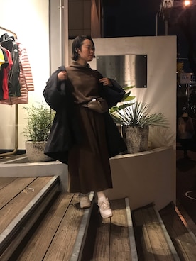 「mima」｜chieさん（レディース・147cm）の冬コーディネート