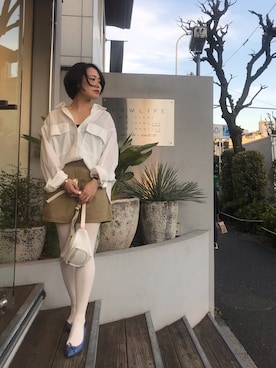 「ARCHI（アーキ）のアイテム」を使った、chieさん（レディース・147cm）の春コーディネート