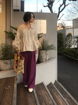 「Banago（バナゴ）のアイテム」を使った、chieさん（レディース・147cm）の春コーディネート