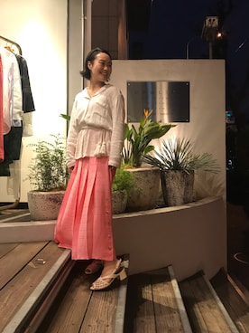 「SUZiE WiNKLE（スージー ウィンクル）のアイテム」を使った、chieさん（レディース・147cm）の春コーディネート