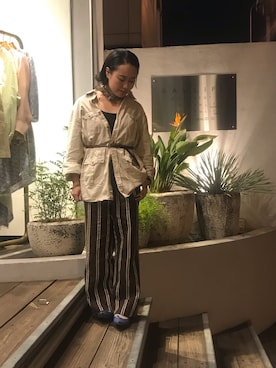 「capri（カプリ）のアイテム」を使った、chieさん（レディース・147cm）の春コーディネート