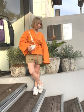 「ARCHI（アーキ）のアイテム」を使った、chieさん（レディース・147cm）の春コーディネート