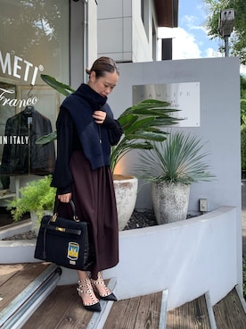 「otoaa（オトアー）のアイテム」を使った、chieさん（レディース・147cm）の秋コーディネート