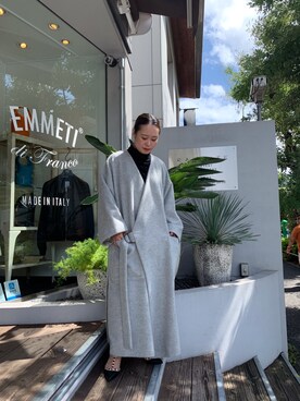 「ROBES&CONFECTIONS（ローブスコンフェクションズ）のアイテム（ジャケット/アウター）」を使った、chieさん（レディース・147cm）の秋コーディネート