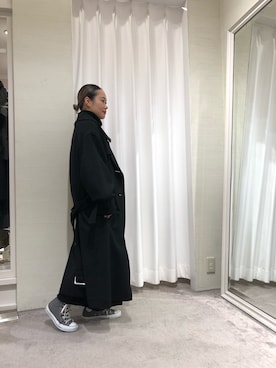 「アイテム（ピーコート）」を使った、chieさん（レディース・147cm・30代）の秋コーディネート