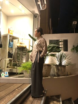 「otoaa（オトアー）のアイテム」を使った、chieさん（レディース・147cm）の秋コーディネート