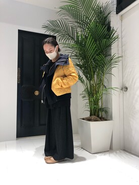 「リバーシブル」｜「アイテム（バレエシューズ）」を使った、chieさん（レディース・147cm）の秋コーディネート