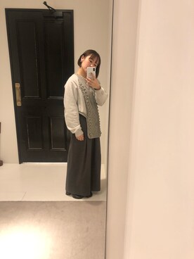 「アイテム（イヤーカフ）」を使った、chieさん（レディース・147cm・30代）の冬コーディネート