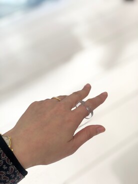 「アイテム（イヤーカフ）」を使った、chieさん（レディース・146cm・30代）の冬コーディネート