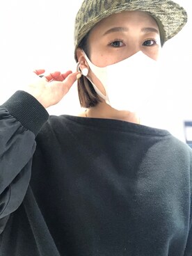 「アイテム（イヤーカフ）」を使った、chieさん（レディース・146cm・30代）の冬コーディネート