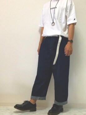 「インスタやってます」｜「アイテム（アクセサリー）」を使った、♣️YUYA♣️さん（メンズ・175cm）の夏コーディネート
