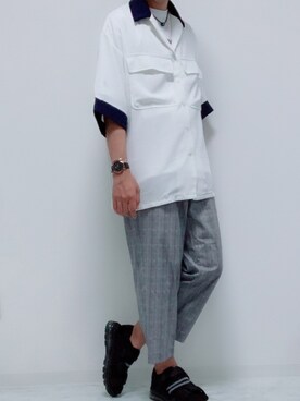 「インスタやってます」｜「アイテム（アクセサリー）」を使った、♣️YUYA♣️さん（メンズ・175cm）の夏コーディネート