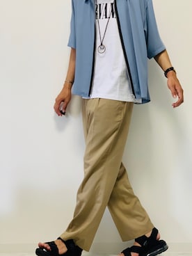「インスタやってます」｜「アイテム（アクセサリー）」を使った、♣️YUYA♣️さん（メンズ・174cm）の夏コーディネート