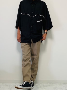 「インスタやってます」｜「アイテム（アクセサリー）」を使った、♣️YUYA♣️さん（メンズ・174cm）の夏コーディネート