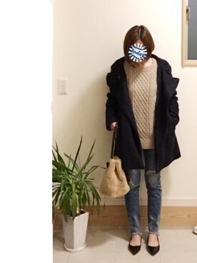 moryさん（レディース・154cm）の冬コーディネート