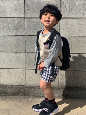 社長さん(キッズ・100cm)の春コーディネート