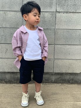 社長さん(キッズ・100cm)の春コーディネート