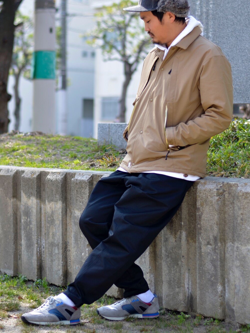 rehacer（レアセル）の「rehacer : Center Tuck Tapered Pants