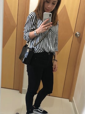 「chanelgablielle」｜Zoe Chanさん（レディース・154cm）の冬コーディネート