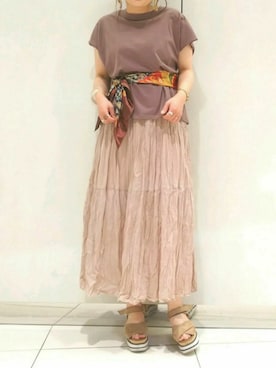 ol_izmm_さん（レディース・152cm）の夏コーディネート