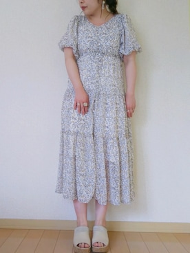 「部屋撮り」｜ol_izmm_さん（レディース・152cm）の春コーディネート